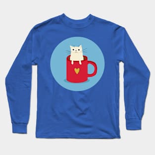 Cat in mug Long Sleeve T-Shirt